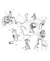 Diagram for 2006 Chrysler Town & Country Brake Proportioning Valve - 4683950AC