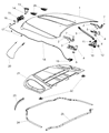 Diagram for Jeep Grand Cherokee Hood Hinge - 55369562AD