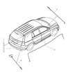 Diagram for 2008 Chrysler Pacifica Antenna Cable - 5082003AB