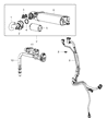 Diagram for Chrysler Vapor Canister - 68057086AC