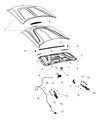 Diagram for 2012 Chrysler 300 Hood Hinge - 55113550AE