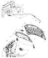 Diagram for Mopar Hood Cable - 5109272AA