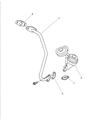 Diagram for Dodge Ram 1500 EGR Valve - 53032509AE