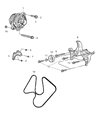 Diagram for 2003 Dodge Ram 1500 Drive Belt - 53032380AD