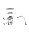 Diagram for 2016 Dodge Journey Fuel Sending Unit - 68041130AA