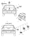 Diagram for Chrysler 300 Emblem - 4805988AA