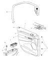 Diagram for 2011 Jeep Grand Cherokee Armrest - 1SX291X9AA