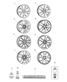 Diagram for Jeep Grand Cherokee Spare Wheel - 1VH39GSAAD