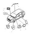 Diagram for 2007 Dodge Caliber Air Bag - 4664345AD