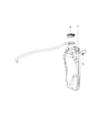 Diagram for 2016 Jeep Wrangler Coolant Reservoir - 68091500AD