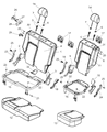 Diagram for 2006 Jeep Liberty Seat Cushion - 1BD121D5AA