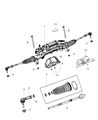 Diagram for 2017 Jeep Cherokee Steering Gear Box - 5154454AI