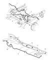 Diagram for 2000 Dodge Ram 3500 Speed Sensor - 56028229AB