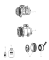 Diagram for 2011 Dodge Nitro A/C Compressor - R5111506AD