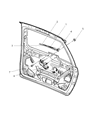 Diagram for Chrysler Pacifica Wiper Blade - 5102242AA