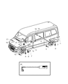 Diagram for 2008 Dodge Sprinter 2500 Speed Sensor - 68013735AA