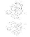 Diagram for 2019 Ram ProMaster City Seat Cover - 5ZM21ND5AA