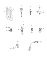 Diagram for Ram Knock Sensor - 4606093AF