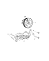 Diagram for 2017 Jeep Compass Power Steering Pump - RLX05048EC