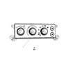 Diagram for 2010 Dodge Ram 1500 A/C Switch - 55056826AG