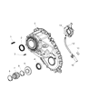 Diagram for 2017 Ram 1500 Automatic Transmission Output Shaft Seal - 68089693AA