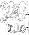 Diagram for 2002 Dodge Dakota Seat Cover - UH681L5AA