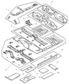 Diagram for Dodge Neon Floor Pan - 4897795AA