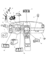 Diagram for Dodge Magnum Steering Column Cover - UU30XXXAC