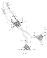 Diagram for 2017 Dodge Durango Catalytic Converter - 68169826AC