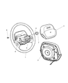 Diagram for 2000 Jeep Wrangler Steering Wheel - 5GK431AZAA