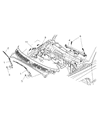 Diagram for Dodge Dakota Windshield Washer Nozzle - 4886005AB