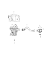 Diagram for 2010 Jeep Compass Air Injection Pump - 4891930AC