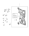 Diagram for 2013 Dodge Dart Timing Cover - 5047334AC