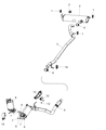 Diagram for 2015 Jeep Wrangler Exhaust Hanger - 68231947AA