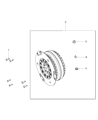 Diagram for Dodge Durango Torque Converter - 68416921AA