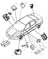 Diagram for 2006 Chrysler Sebring Body Control Module - 4602379AO