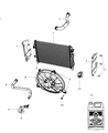 Diagram for 2010 Dodge Journey Cooling Fan Assembly - 68057238AA