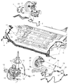 Diagram for 2002 Chrysler PT Cruiser Brake Line - 4509781AG