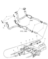 Diagram for 2002 Dodge Ram 1500 Exhaust Pipe - 52103462AB