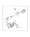 Diagram for Jeep EGR Tube Gaskets - 5281493AB