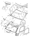 Diagram for 2007 Jeep Grand Cherokee Liftgate Hinge - 55394178AB
