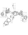 Diagram for Dodge Ram 3500 Differential Cover Gasket - 5086682AA
