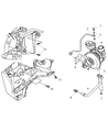 Diagram for 2006 Jeep Liberty Turbocharger - 5142797AB