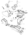 Diagram for 2011 Dodge Avenger Shift Knob - 1ER36DX9AB