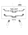 Diagram for 2012 Jeep Wrangler Air Duct - 68080786AA