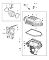 Diagram for 2015 Dodge Challenger Air Duct - 68175274AC