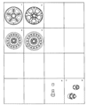 Diagram for 1996 Chrysler Sebring Spare Wheel - JB26SAK