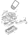 Diagram for Jeep Commander Intake Manifold - 4591846AH