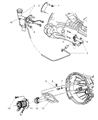 Diagram for Dodge Clutch Master Cylinder - 52110495AD