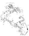 Diagram for Dodge Journey EGR Tube - 5162048AA